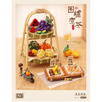 LOZ Gourmet Platter Mini Building Block Set 859pcs