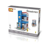 LOZ Mini Street Series Burger Shop (307 pcs) Mini Building Bricks LOZ1602
