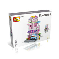 LOZ Mini Street Series Cake shop (334 pcs) Mini Building Bricks LOZ1621