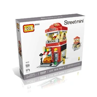 LOZ Mini Street Series Pizza Shop (335 pcs) Mini Building Bricks LOZ1628
