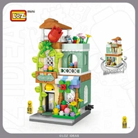 LOZ Mini Street Flower Shop Mini Building Bricks LOZ1633