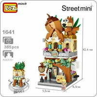 LOZ Mini Street Squirel Nut Shop Mini Building Bricks LOZ1641