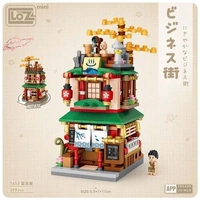 LOZ Hot Spring House Mini Building Bricks LOZ1653