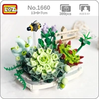 LOZ Potted Succulent Plants Mini Building Bricks LOZ1660