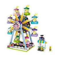 LOZ Amusement Park Ferris Wheel Mini Building Bricks LOZ1718