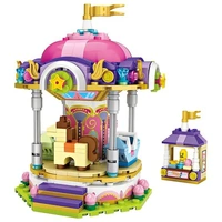 LOZ Amusement Park Carosel Mini Building Bricks LOZ1720