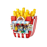 LOZ mocmini Chips shop Mini Building Bricks LOZ1732