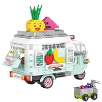LOZ Fruit Truck Mini Building Bricks LOZ1737