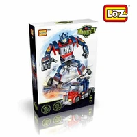 LOZ Transformation Flame Truck Mini Building Bricks LOZ1836