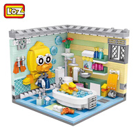 LOZ Corner Bathroom Mini Building Bricks LOZ1904