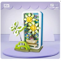 LOZ Jewelry Box Butterfly Flower Mini Building Bricks LOZ1932