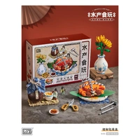 LOZ Food Series Hairy Crab (1030pcs) Mini Building Bricks LOZ1945