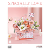 LOZ Flower Gift Box Pink (1212pcs) Mini Building Bricks Set Mini Building Bricks LOZ1951