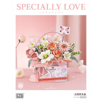 LOZ Flower Gift Box Pink (1212pcs) Mini Building Bricks Set Mini Building Bricks LOZ1951