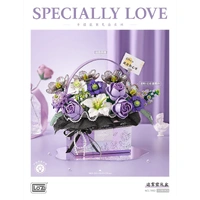 LOZ Flower Gift Box Purple (1179pcs) Mini Building Bricks LOZ1952