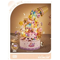 LOZ Sweetheart Fluid Music Box (909pcs) Mini Building Bricks LOZ1953