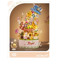 LOZ Wonderful Flower Travel Music Box (1091pcs) Mini Building Bricks LOZ1954