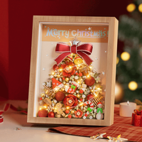 JAKI Christmas Tree Photo Frame Red LOZ1962