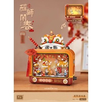 LOZ Lion Dance Shadow Puppetry TV Set (1982pcs) Mini Building Bricks LOZ1966