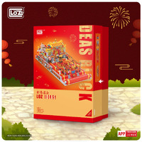 LOZ Architecture Series Chinese New Year Temple Fair (3467pcs) Mini Building Bricks LOZ2180