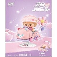 LOZ Rocking Ride Pink Bear (189pcs) Mini Building Bricks LOZ4301