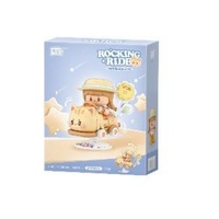 LOZ Rocking Ride Orange Cat (190pcs) Mini Building Bricks LOZ4306