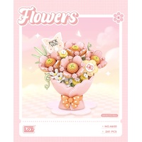 LOZ Pink Flower Bouqet (261pcs) Mini Building Bricks LOZ4605