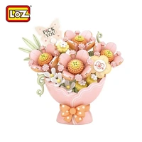 LOZ Pink Flower Bouqet (261pcs) Mini Building Bricks LOZ4605