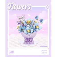 LOZ Purple Flower Bouqet (248pcs) Mini Building Bricks LOZ4608