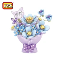 LOZ Purple Flower Bouqet (248pcs) Mini Building Bricks LOZ4608