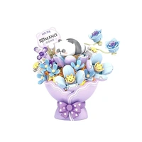 LOZ Mr. PA Purple Flower Bouqet (251pcs) Mini Building Bricks LOZ7302