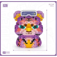 LOZ Tiger Mini Building Bricks LOZ8117