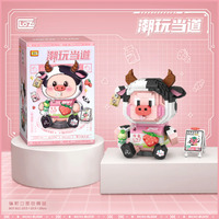 LOZ Diamond Blocks Strawberry Piggy (1060pcs) Mini Building Bricks LOZ8134