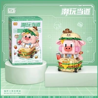 LOZ Hamburger Pig (990pcs) Mini Building Bricks LOZ8136