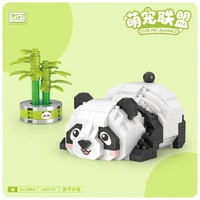 LOZ Panda (340pcs) Mini Building Bricks LOZ8804