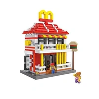 LOZ Street Mini Fast Food Restaurant Mini Building Bricks LOZ9035