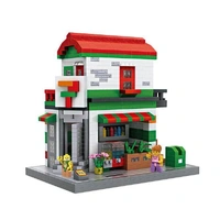 LOZ Street Mini Service Station Mini Building Bricks LOZ9037