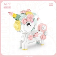 LOZ Cherry Blossom Unicorn Mini Building Bricks LOZ9256