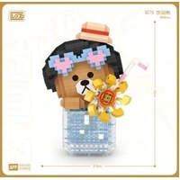 LOZ Drinking Bear Mini Building Bricks LOZ9278
