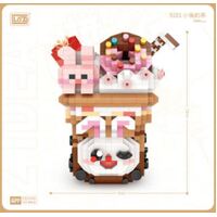 LOZ Milk Tea Rabbit Mini Building Bricks LOZ9281