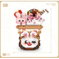 LOZ Milk Tea Rabbit Mini Building Bricks LOZ9281
