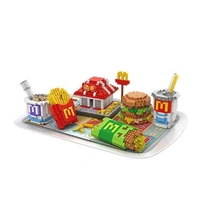 LOZ Fast Food Set Meal Mini Building Bricks LOZ9391