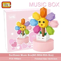 LOZ Sunflower Music Box Mini Building Bricks LOZ9854