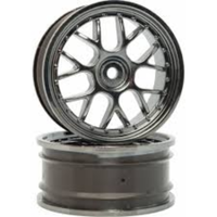 LRP 7 Spoke Wheel Chrome 2pcs - S10 TC LRP-122177