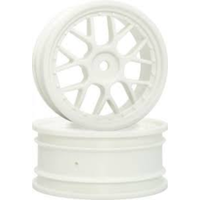 LRP 7 Spoke Wheel White 2pcs - S10 TC LRP-122178