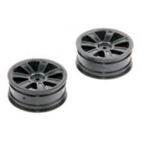LRP Spoke Wheel Front Black (2pcs) - S10 Twister LRP-124049