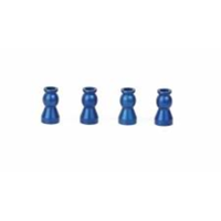 LRP Aluminium Upper Shock Mounting Blue 4pcs LRP-124602