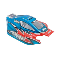 LRP Body Shell Prepainted Red/Blue/Silver - S8 Bx Rtr LRP-132099