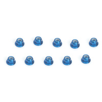 LRP M3 Flanked Nut Blue (10pcs) LRP-132187