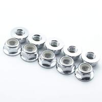 LRP M3 Flanked Nut Silver (10pcs) LRP-132188